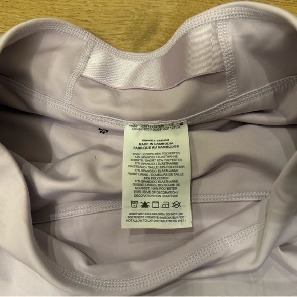 Nike Women’s Light Purple Pleated Tennis or Pickleball or Golf Skirt - Picture 5 of 5